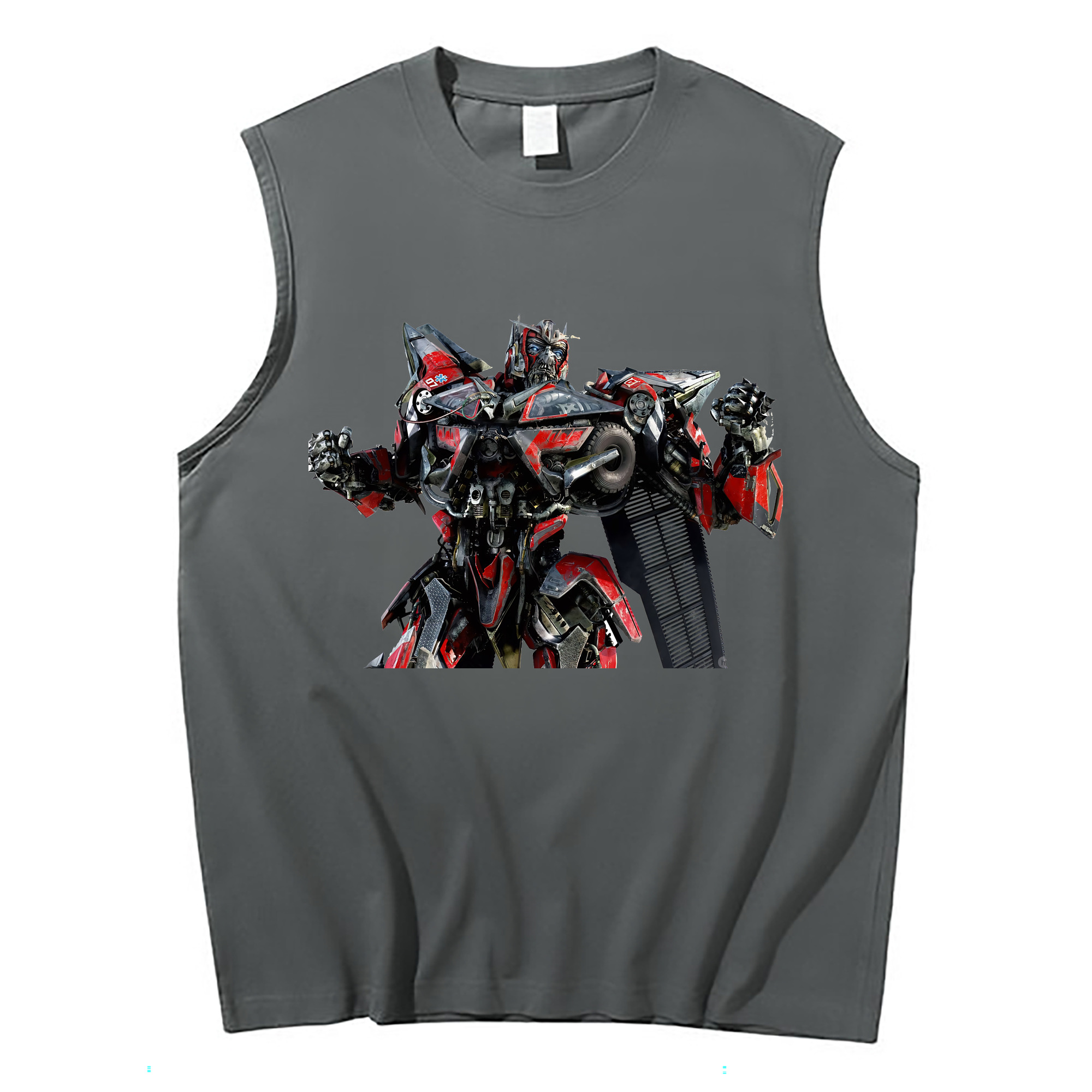 （画像用） Transformers トランスフォーマー コットン100％タンクトップ（フロントプリント）